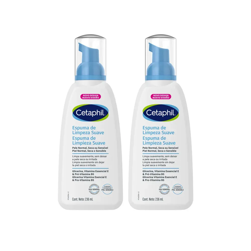 Espuma de Limpieza Facial Cetaphil Combo Dúo 236ml