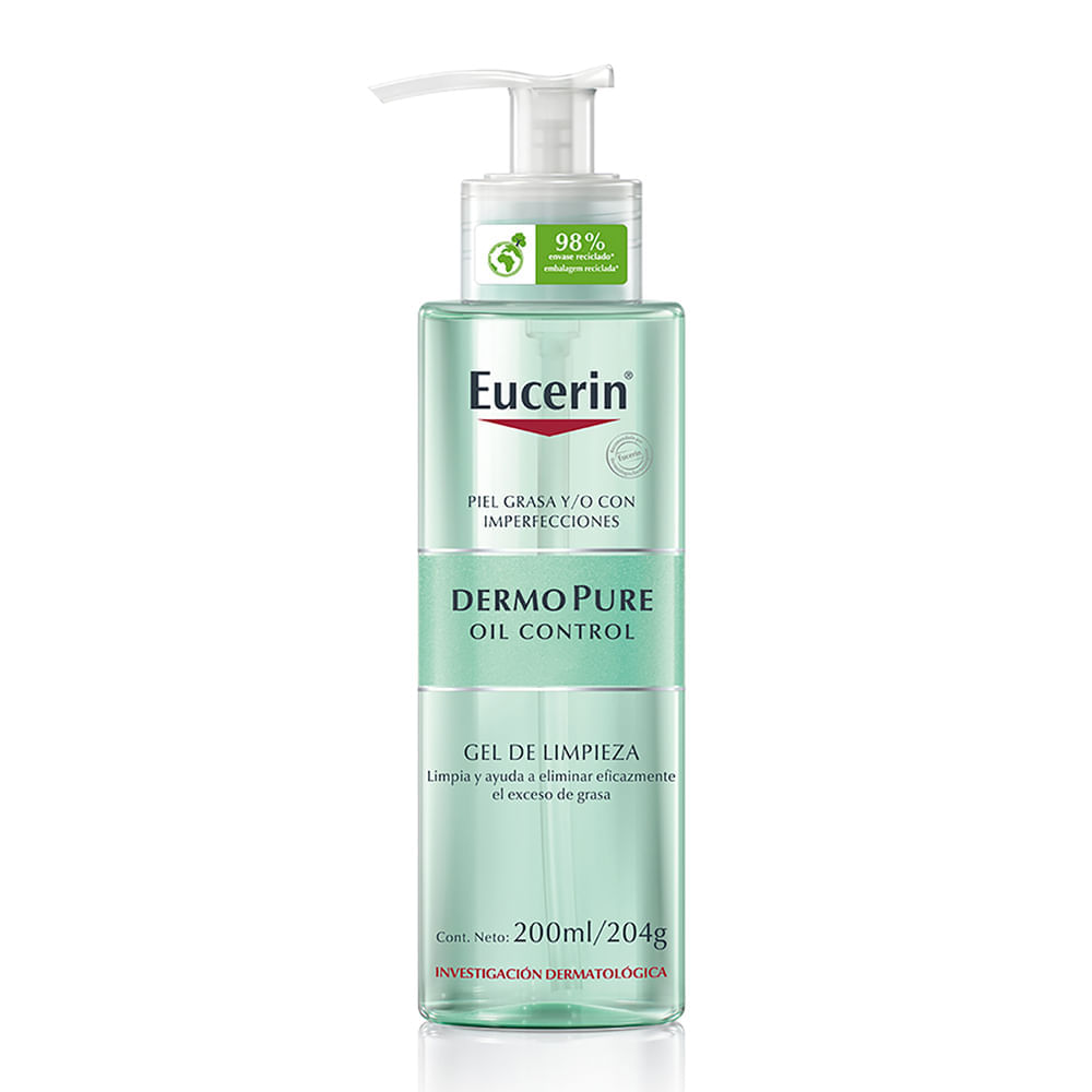 Gel Limpiador Facial Eucerin DermoPURE Oil Control 200ml