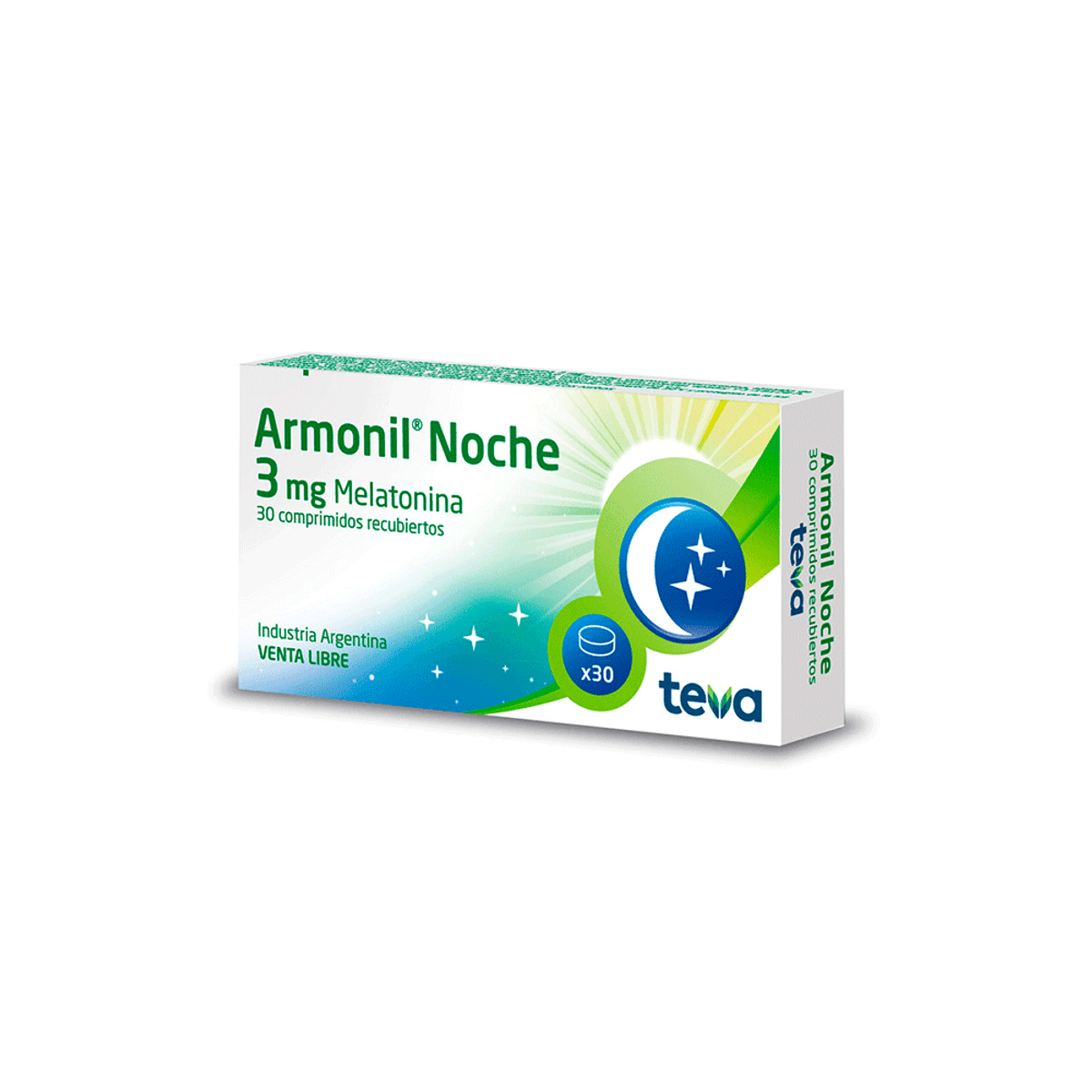 Armonil Noche Melatonina 3mg  Inductor del Sueño 30 comprimidos