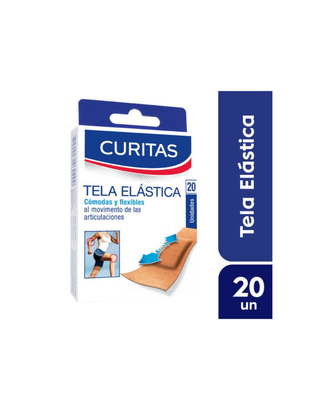 Apósitos Curitas Tela x20