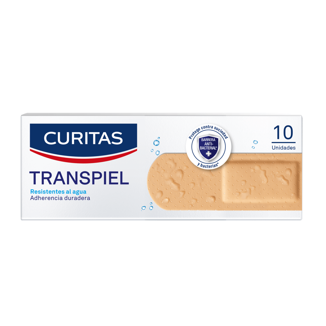 Apósitos Curitas Transpiel x10