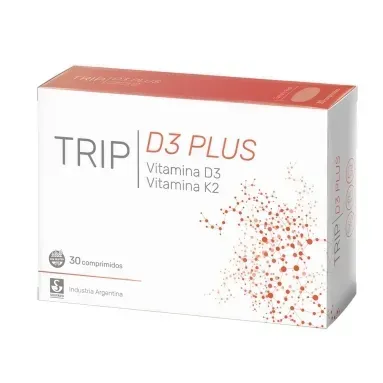 Trip D3 Plus Vitamina D3 Reforzada x 30 Comprimidos