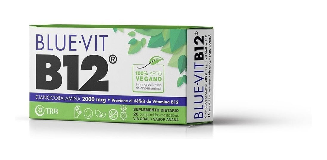 Blue Vit B12 Vitamina B12 x 20 Comp Masticables