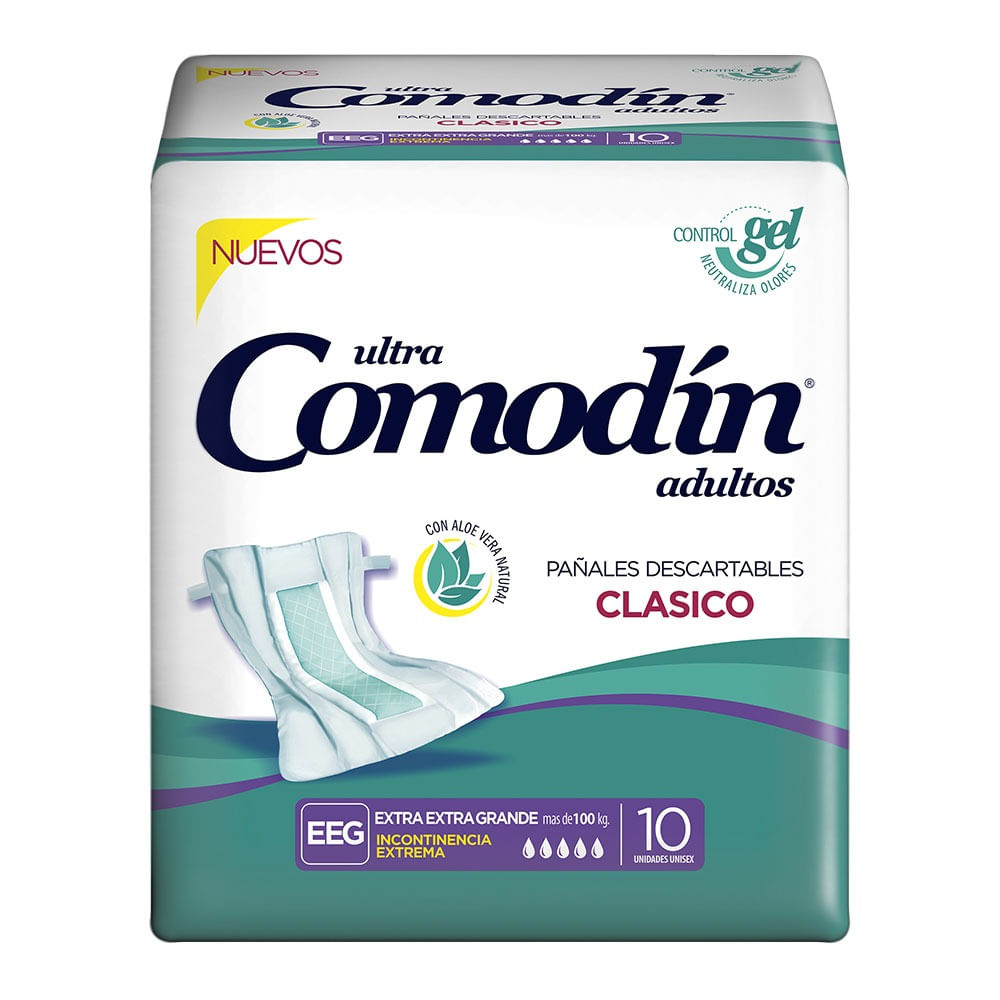 Pañales Adultos Comodín XXG x10