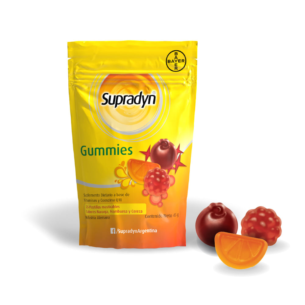 Supradyn Gummies Multivitamínico x 25 Gomas