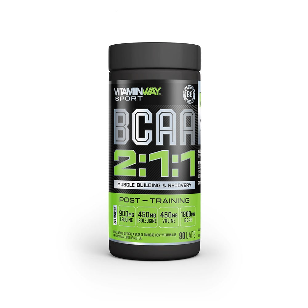 Vitamin Way BCAA 2:1:1 Suplemento 90 Cápsulas