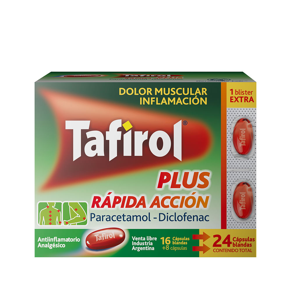 Tafirol Plus Rapida Accion 24 Caps