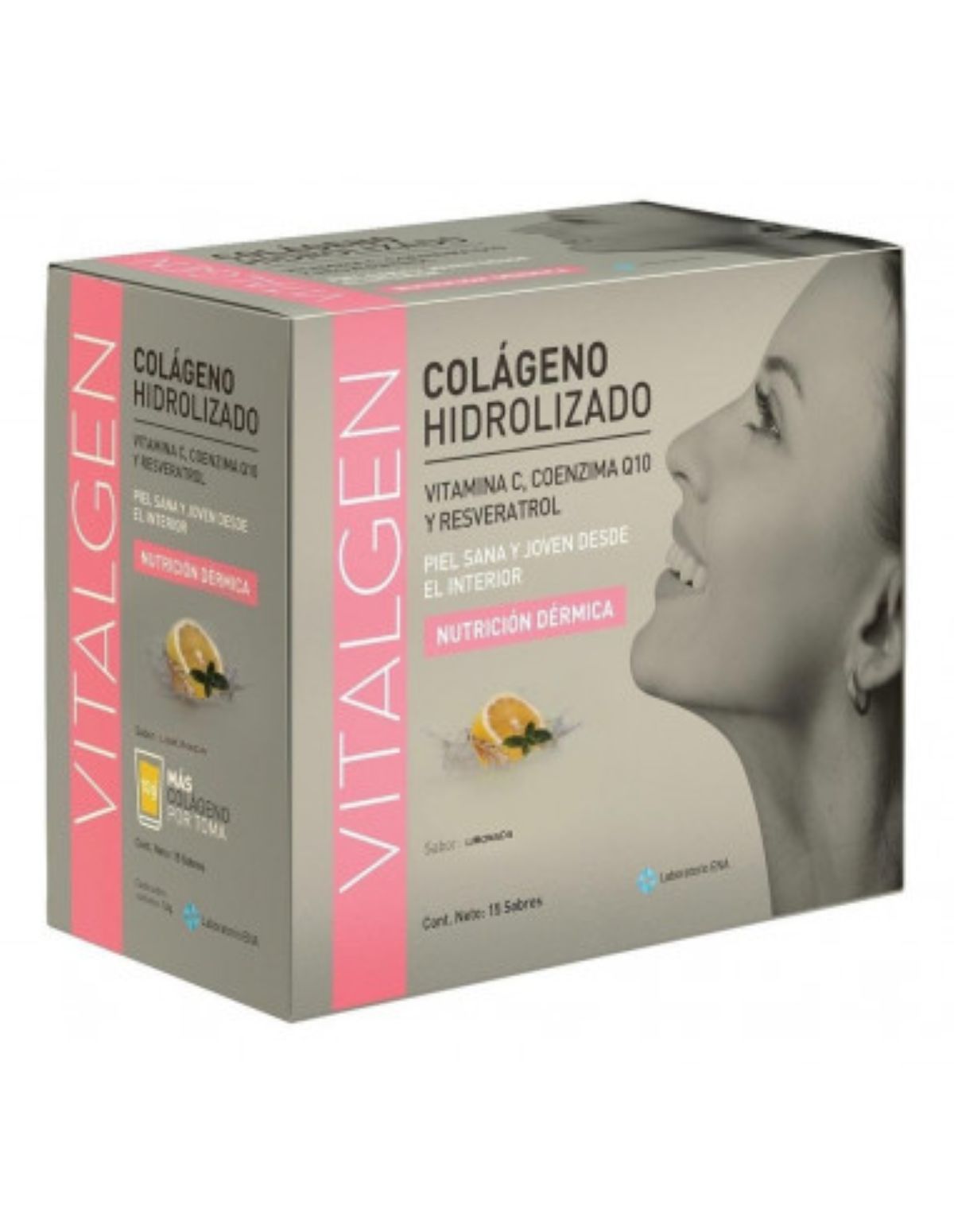 Colágeno Hidrolizado Vitalgen Coenzima Q10 Limonada x 360g