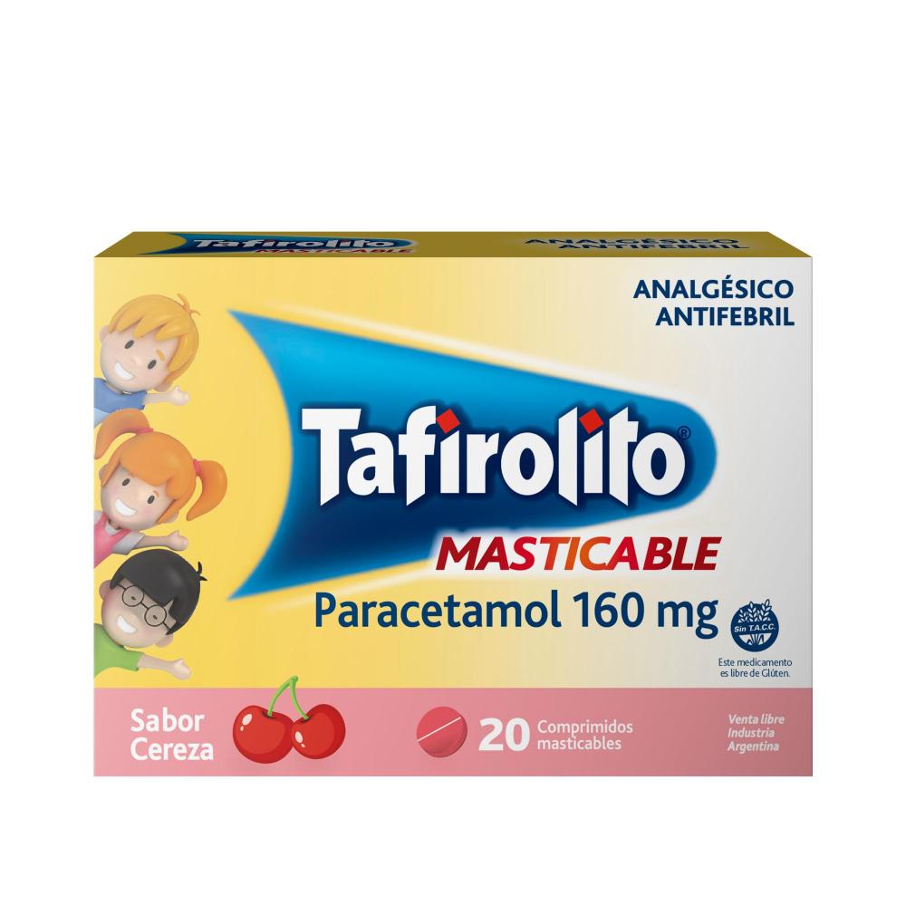 Tafirolito Masticable Cereza 160mg x20 comprimidos