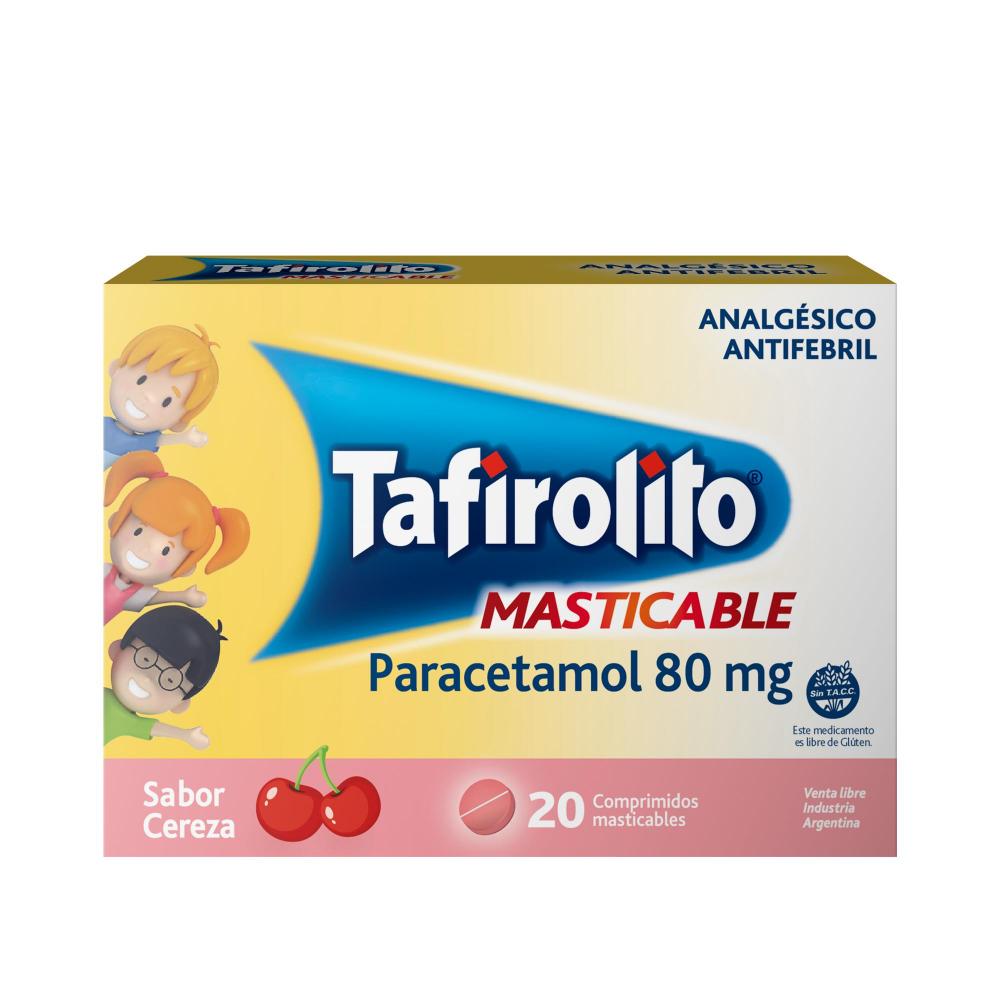 Tafirolito Masticable Cereza 80mg x 20 comprimidos