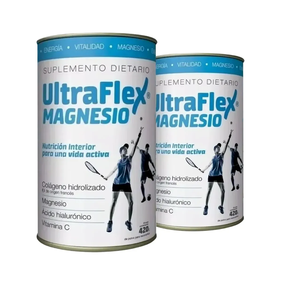 Combo Ultraflex Magnesio Colágeno Hidrolizado x 2 Unidades