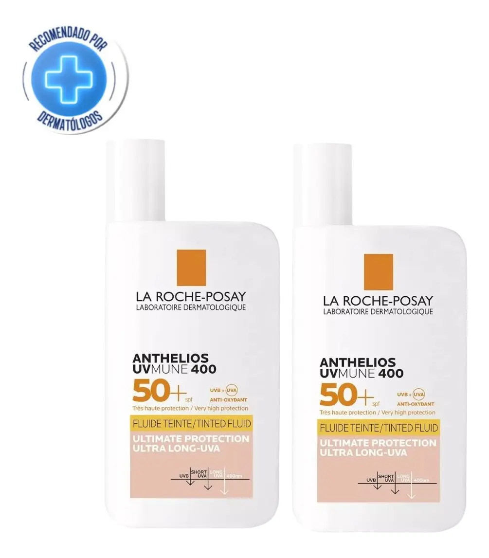 Combo La Roche-Posay Anthelios FPS50+ Ultra Fluido Color